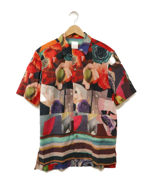 中古 古着通販 Paul Smith ポールスミス Rose Collage Print Shirt マルチカラー サイズ L 18年モデル Pre Collection ブランド 古着通販 トレファク公式 Trefac Fashion