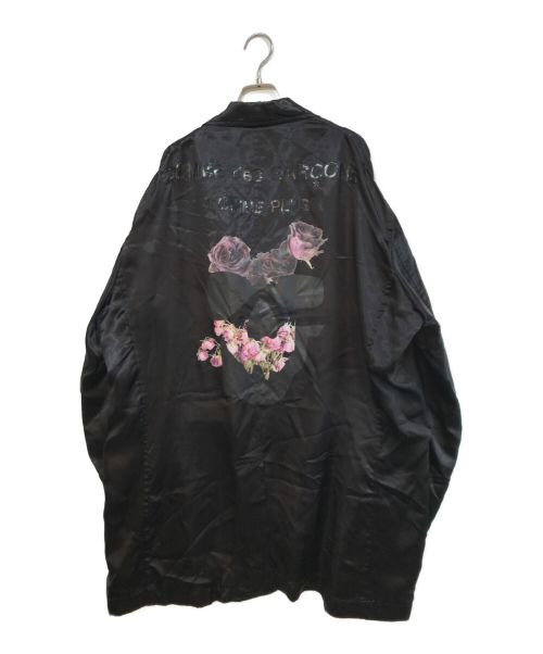 COMME des GARCONS HOMME PLUS（コムデギャルソンオムプリュス）COMME des GARCONS HOMME PLUS (コムデギャルソンオムプリュス) Oversized cupro blazer ブラック サイズ:Sの古着・服飾アイテム