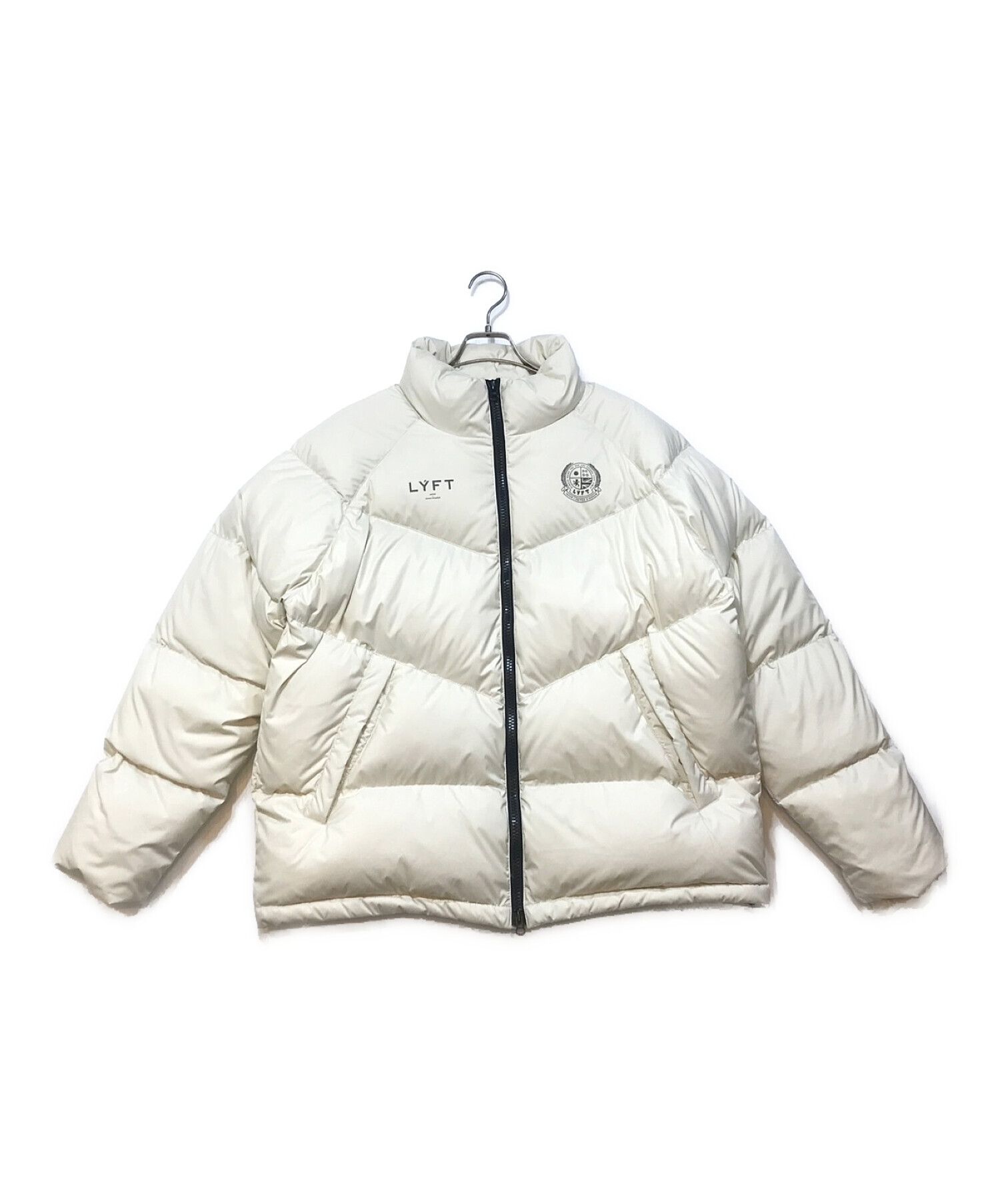 Lyft (リフト) EMBLEM GENUINE DOWN JACKET アイボリー サイズ:XL