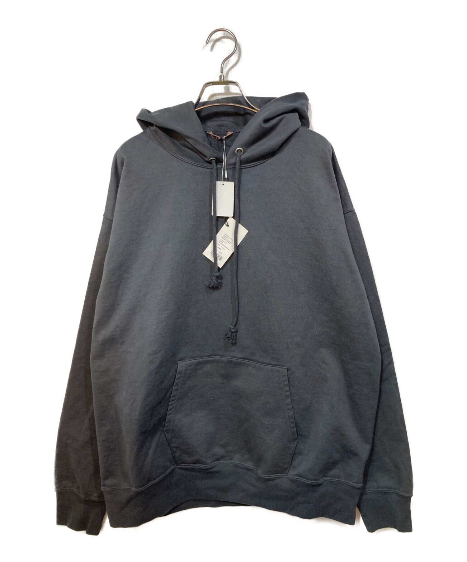 AURALEE (オーラリー) ORGANIC COTTON COMPACT GRADATION DYED SWEAT P/O PARKA グレー  サイズ:5