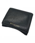 BVLGARIブルガリ）の古着「3つ折り財布」｜ブラック