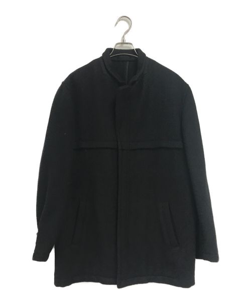 COMME des GARCONS HOMME（コムデギャルソン オム）COMME des GARCONS HOMME (コムデギャルソン オム) ロングジップアップコート ブラック サイズ:Mの古着・服飾アイテム