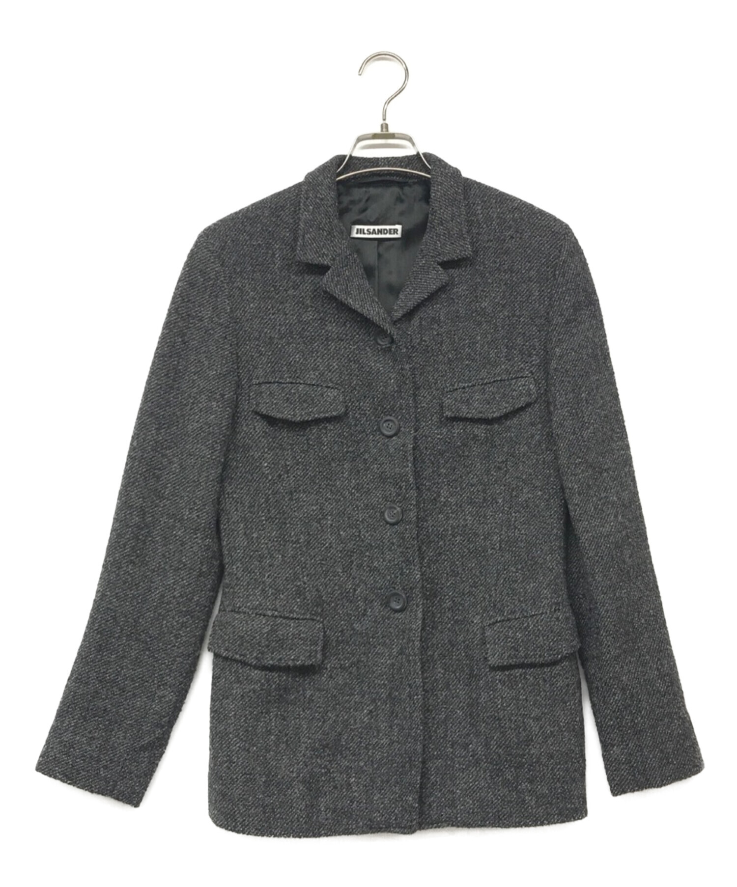 中古・古着通販】JIL SANDER (ジルサンダー) ウールジャケット グレー