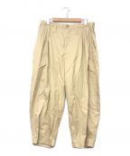 Porter Classicポータークラシック）の古着「GABARDINE BEBOP PANTS/ギャバジンビバップパンツ」｜ベージュ