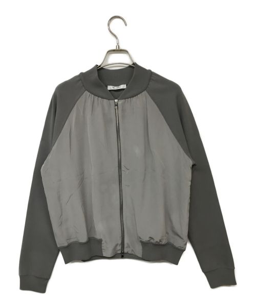 MaxMara（マックスマーラ）MaxMara (マックスマーラ) CANARD ジップアップ ジャケット グレー サイズ:Mの古着・服飾アイテム