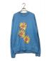 Positive Messages（パッシブメッセージ）の古着「DAISY CREW NECK SWEAT」｜スカイブルー