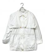 Christian Dior Sportsクリスチャン ディオールスポーツ）の古着「ヴィンテージレイヤードナイロンジャケット」｜ホワイト