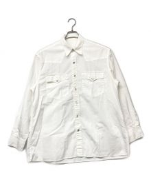 Porter Classic（ポータークラシック）の古着「WIDE WESTERN SHIRT」｜ホワイト