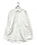 MORIKAGE SHIRTモリカゲシャツ）の古着「異素材クレイジーパターン切替シャツ」｜アイボリー