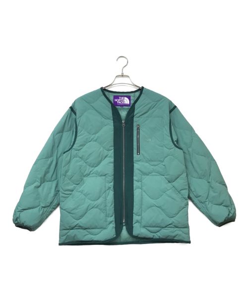 THE NORTHFACE PURPLELABEL（ザ・ノースフェイス パープルレーベル）THE NORTHFACE PURPLELABEL (ザ ノースフェイス パープルレーベル) フィールドダウンカーディガン/Field Down Cardigan ブルー サイズ:Sの古着・服飾アイテム