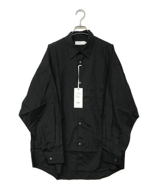 Graphpaper（グラフペーパー）Graphpaper (グラフペーパー) Broad Oversized L/S Regular Collar Shirt/レギュラーカラーシャツ ブラック サイズ:Freeの古着・服飾アイテム