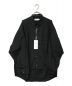 Graphpaper（グラフペーパー）の古着「Broad Oversized L/S Regular Collar Shirt/レギュラーカラーシャツ」｜ブラック