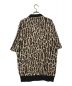 WACKO MARIA (ワコマリア) LEOPARD KNIT JAQUARD POLO SHIRT/レオパードニットジャガードポロ ベージュ サイズ:S：12800円