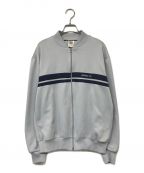 adidasアディダス）の古着「Line×Logo Embroidery Vintage Track Jacket/ヴィンテージトラックジャケット」｜ブルー