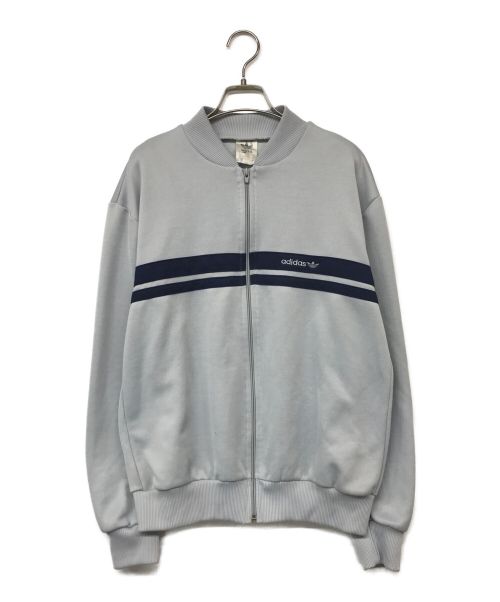 adidas（アディダス）adidas (アディダス) Line×Logo Embroidery Vintage Track Jacket/ヴィンテージトラックジャケット ブルー サイズ:Lの古着・服飾アイテム