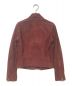 ALL SAINTS (オールセインツ) SUEDE DALBY BIKER レッド サイズ:34：4480円