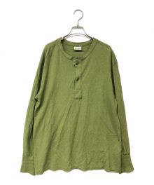 PHATEE（ファティー）の古着「HENRY NECK L/S TEE/ヘンリーネックロングスリーブティー」｜オリーブ