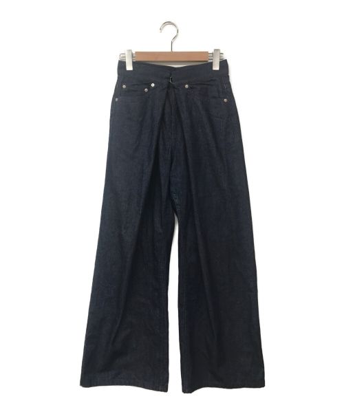 JOHN LAWRENCE SULLIVAN（ジョンローレンスサリバン）JOHN LAWRENCE SULLIVAN (ジョンローレンスサリバン) WIDE DENIM PANTS/ワイドデニムパンツ インディゴ サイズ:6の古着・服飾アイテム