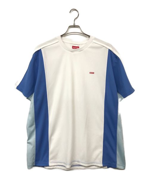 SUPREME（シュプリーム）SUPREME (シュプリーム) Mesh Panel S/S Top/メッシュパネル半袖カットソー ホワイト サイズ:XLの古着・服飾アイテム