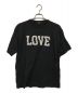 UNDERCOVER（アンダーカバー）の古着「LOVE アップリケ ロゴ 半袖 Tシャツ」｜ブラック