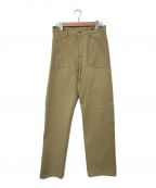 Heller's cafeヘラーズカフェ）の古着「WWI U.S.ARMY Twill Work Pants/USアーミーワーカーパンツ」｜ブラウン