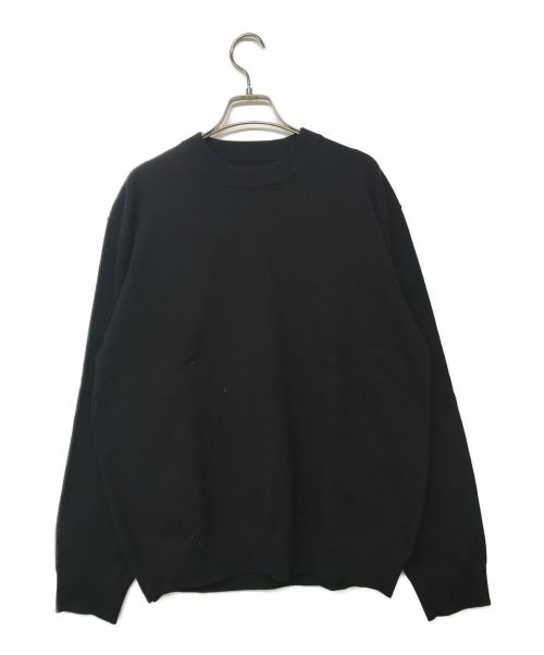 BLUFCAMP（ブルーフキャンプ）BLUFCAMP (ブルーフキャンプ) SWEATER NECK CREW/セーターネッククルー ブラック サイズ:Sの古着・服飾アイテム