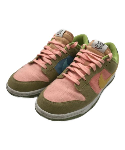 NIKE（ナイキ）NIKE (ナイキ) DUNK LOW RETRO SE NN ARCTIC/ダンクローレトロSE NNアークティック グリーン×ピンク サイズ:26.5の古着・服飾アイテム