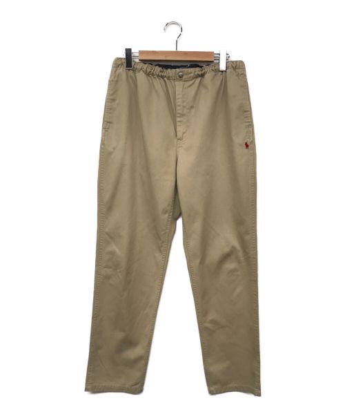 POLO RALPH LAUREN（ポロ・ラルフローレン）POLO RALPH LAUREN (ポロ・ラルフローレン) Cotton Wide Easy Pants/コットンワイドイージーパンツ ベージュ サイズ:Sの古着・服飾アイテム