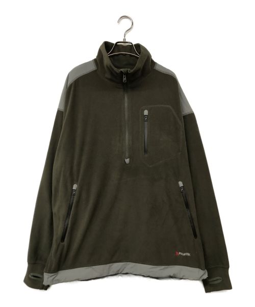 F/CE.（エフシーイー）F/CE. (エフシーイー) POLARTEC MC ZIP UP /  ポーラテックマイクロフリース ジップアップ オリーブ サイズ:Mの古着・服飾アイテム