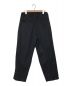 URU (ウル) COTTON GABARDINE 1TUCK PANTS ブラック サイズ:2：9800円