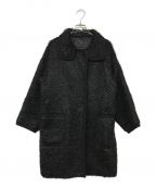 FIGAROフィガロ パリ）の古着「モヘアシャギーコート」｜ブラック