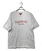 SUPREMEシュプリーム）の古着「Classic Logo S/S」｜ホワイト