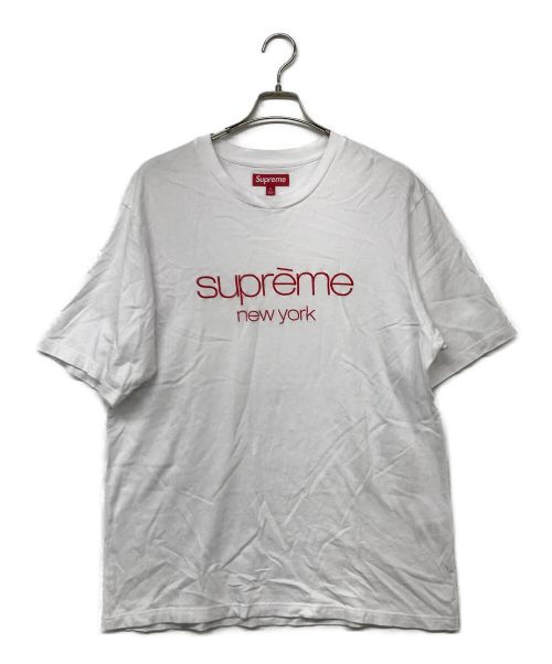 SUPREME（シュプリーム）SUPREME (シュプリーム) Classic Logo S/S ホワイト サイズ:Mの古着・服飾アイテム