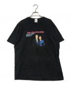 USED×007ユーズド×ダブルオーセブン）の古着「ヴィンテージプリントTシャツ」｜ブラック