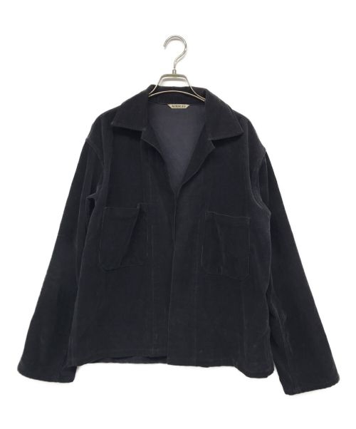 AURALEE（オーラリー）AURALEE (オーラリー) WASHED CORDUROY SHIRT JACKET/ウォッシュドコーデュロイシャツジャケット ネイビー サイズ:3の古着・服飾アイテム