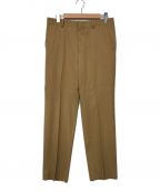 AURALEEオーラリー）の古着「LIGHT WOOL MAX GABARDINE SLACKS」｜ブラウン