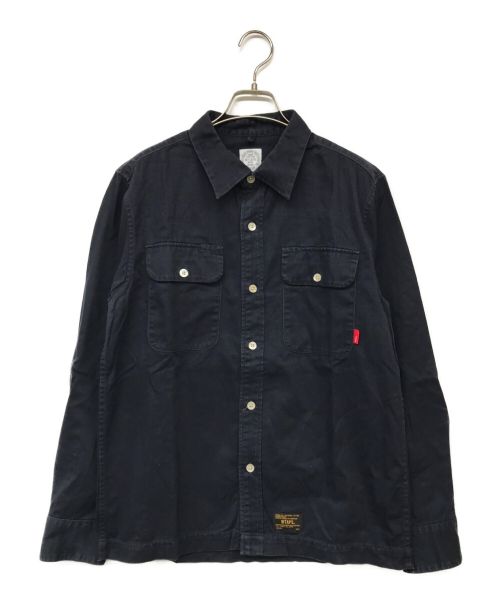 WTAPS（ダブルタップス）WTAPS (ダブルタップス) ワークシャツ ネイビー サイズ:Mの古着・服飾アイテム