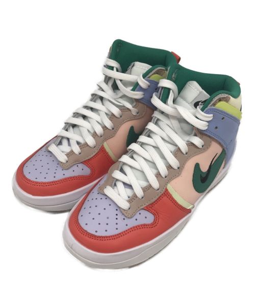 NIKE（ナイキ）NIKE (ナイキ) WMNS DUNK HIGH UP/ウィメンズダンクハイアップ ピンク×オレンジ サイズ:23.5の古着・服飾アイテム