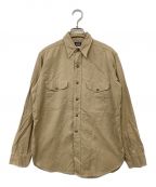 SWEET-ORRスイートオール）の古着「Cotton Work Shirt/コットンワークシャツ」｜ブラウン