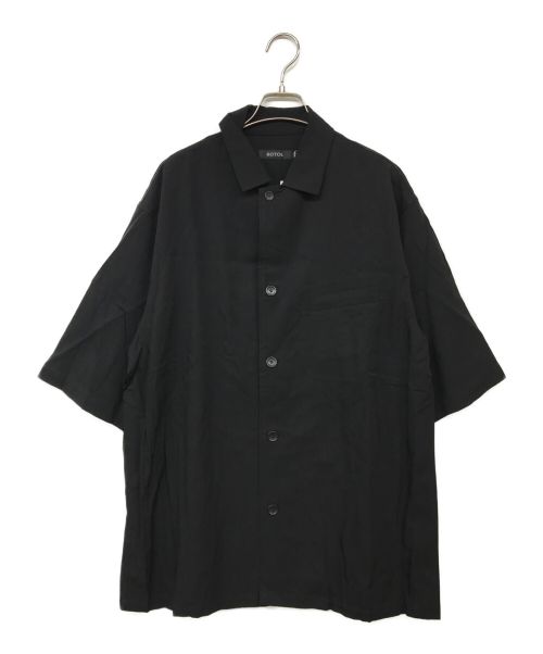 ROTOL（ロトル）ROTOL (ロトル) SIDE SLIT H/S SHIRT ブラック サイズ:2の古着・服飾アイテム