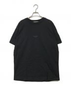 Acne studiosアクネ ストゥディオス）の古着「オーバーサイズロゴTシャツ」｜ブラック