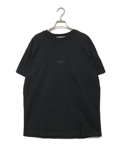 Acne studios（アクネ ストゥディオス）Acne studios (アクネストゥディオス) オーバーサイズロゴTシャツ ブラック サイズ:XSの古着・服飾アイテム