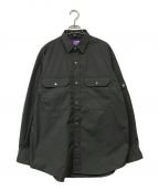 THE NORTHFACE PURPLELABELザ・ノースフェイス パープルレーベル）の古着「65/35 CPO SHIRT」｜ブラック