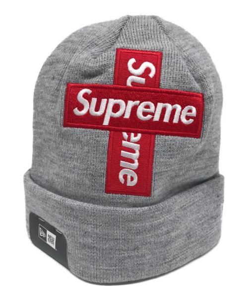 SUPREME（シュプリーム）SUPREME (シュプリーム) New Era (ニューエラ) Cross Logo Beanie グレーの古着・服飾アイテム