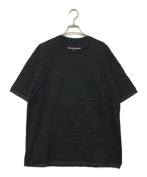 WHITE MOUNTAINEERING（ホワイトマウンテ二アニング）WHITE MOUNTAINEERING (ホワイトマウンテ二アニング) LAYERED WIDE T-SHIRT/レイヤードワイドTシャツ ブラック サイズ:Sの古着・服飾アイテム