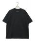 WHITE MOUNTAINEERING（ホワイトマウンテ二アニング）の古着「LAYERED WIDE T-SHIRT/レイヤードワイドTシャツ」｜ブラック