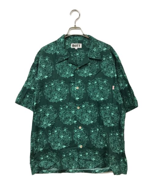 BoTT（ボット）BoTT (ボット) HUMAN S/SL SHIRT グリーン サイズ:XLの古着・服飾アイテム