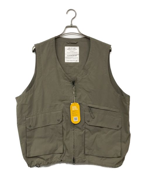 FREAK'S STORE（フリークスストア）FREAK'S STORE (フリークスストア) CORDURA VEST / コーデュラベスト オリーブ サイズ:Mの古着・服飾アイテム