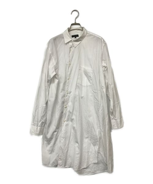 COMME des GARCONS HOMME PLUS（コムデギャルソンオムプリュス）COMME des GARCONS HOMME PLUS (コムデギャルソンオムプリュス) 捻れロングシャツ ホワイト サイズ:Ｓの古着・服飾アイテム