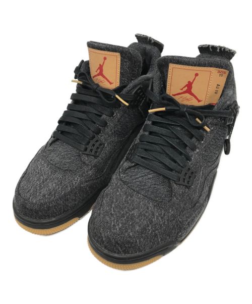 NIKE（ナイキ）NIKE (ナイキ) LEVI'S (リーバイス) AIR JORDAN 4 RETRO/エアジョーダンレトロ ブラック サイズ:29の古着・服飾アイテム